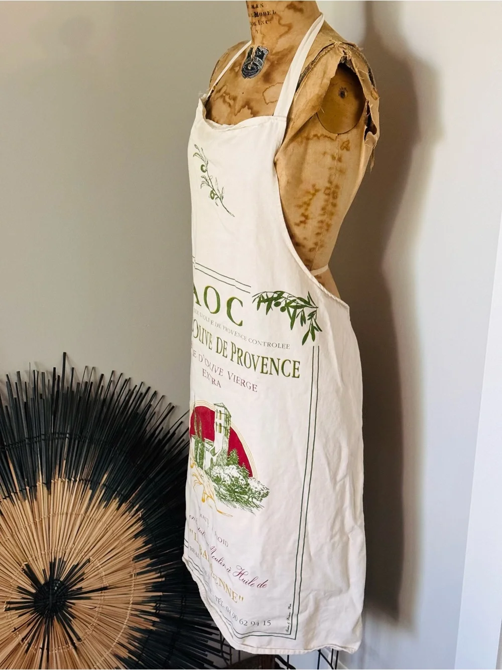 Torchons & Bouchons Huile d’Olive de Provence Cotton Apron Made in France